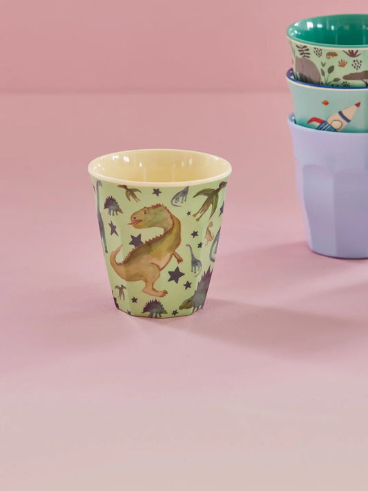 Rice melamine cup dino