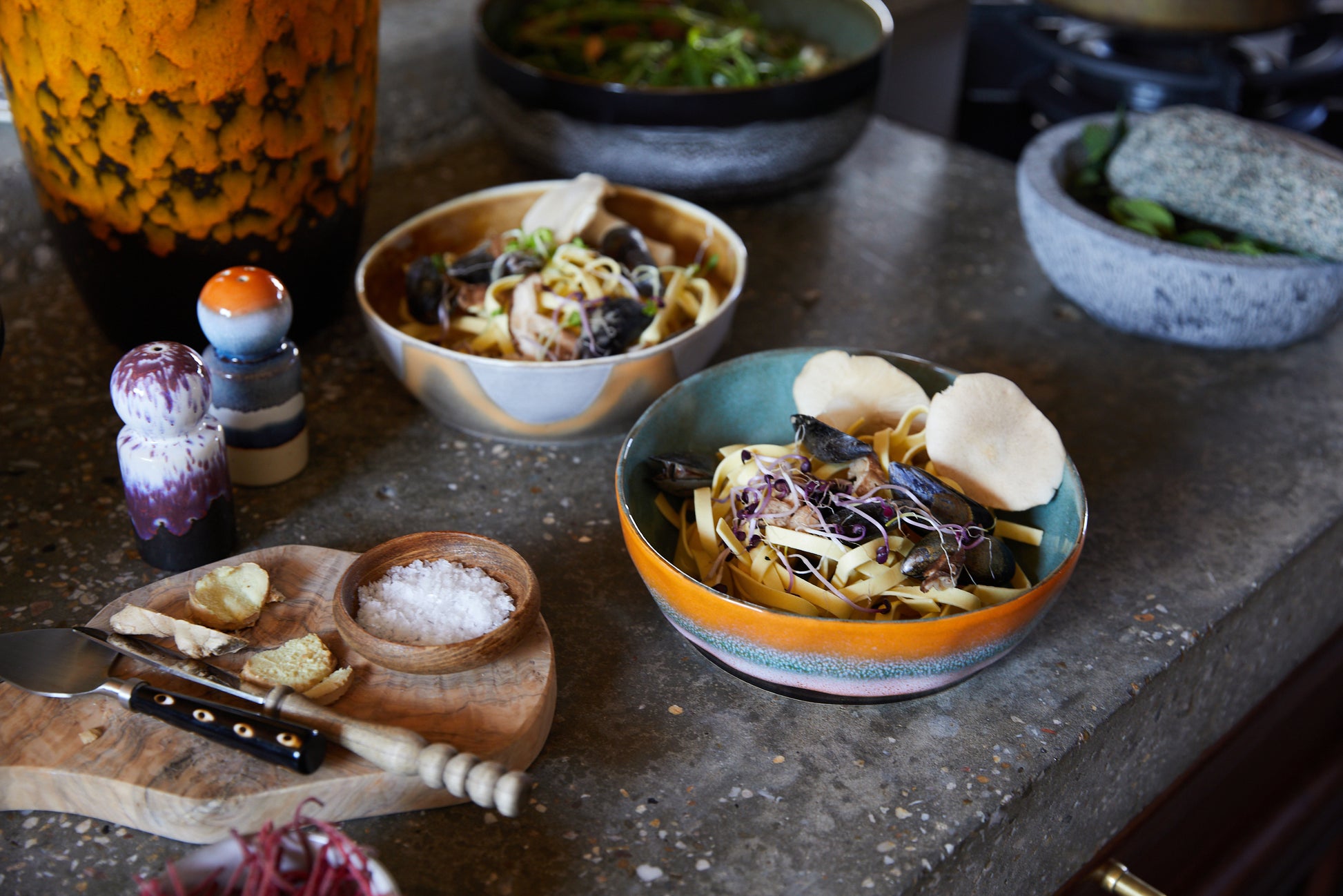 Pasta bowl Golden hour HK Living