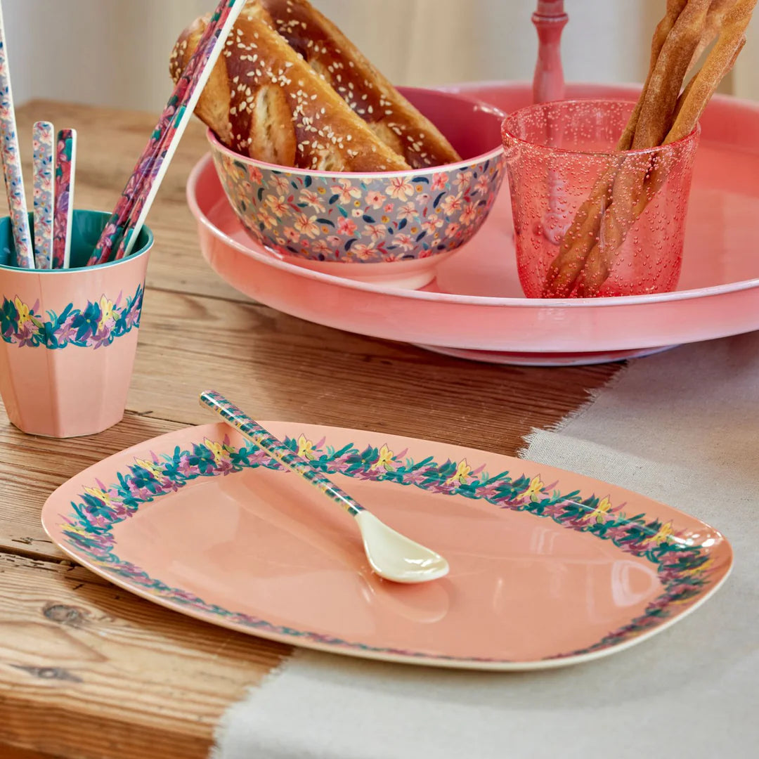 Melamine rectangular Plate Hilma forever Rice
