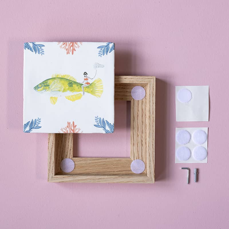 Storytile frame hout 10x10cm