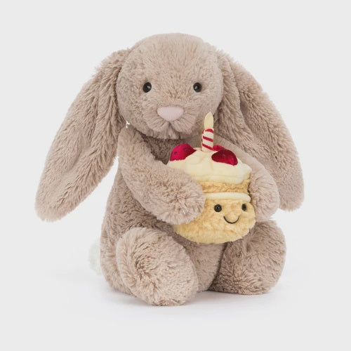 Bashful Beige Bunny 'Birthday' Original