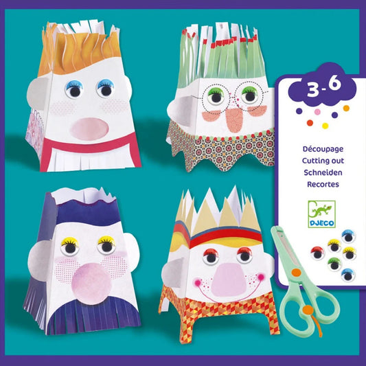 Djeco Kapsels knippen en plakken DJ09870