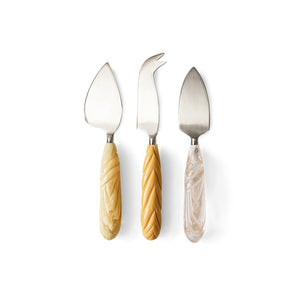 Cheese knives, kaasmesjes cream