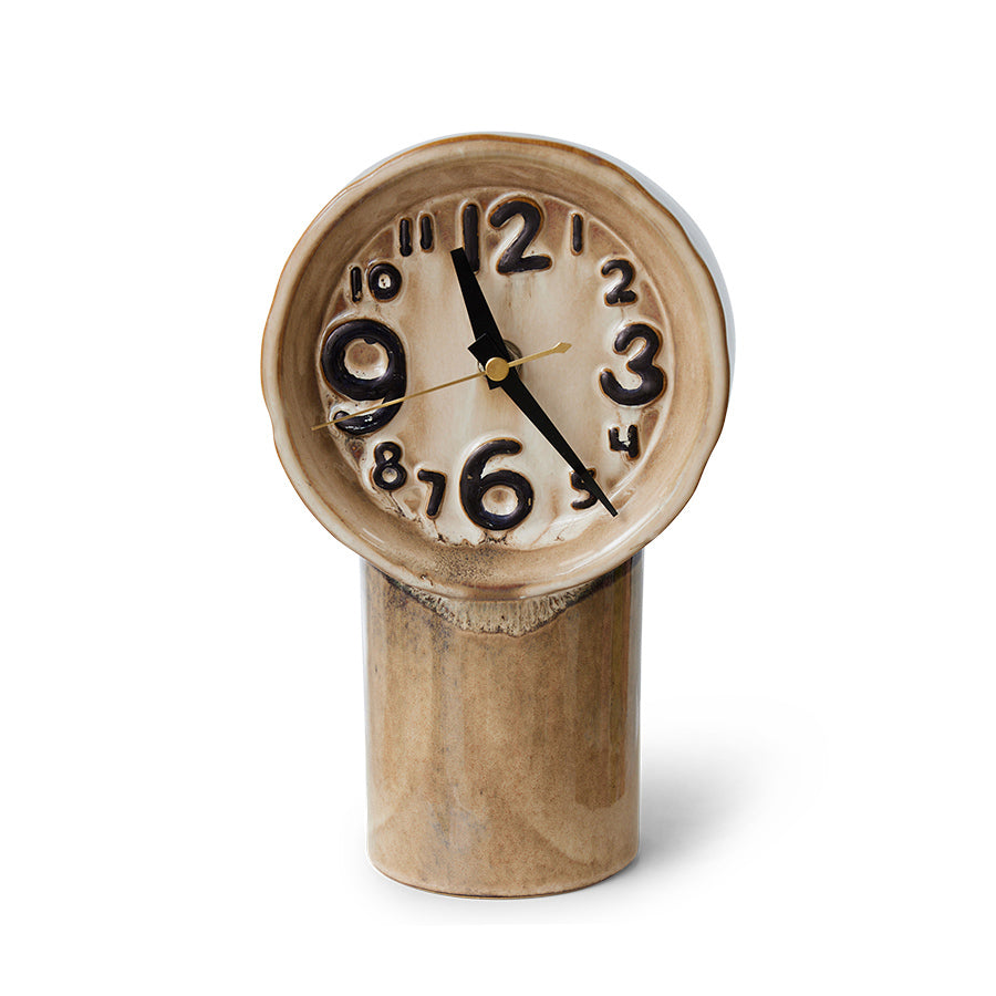 Retro ceramic clock cream HK Living