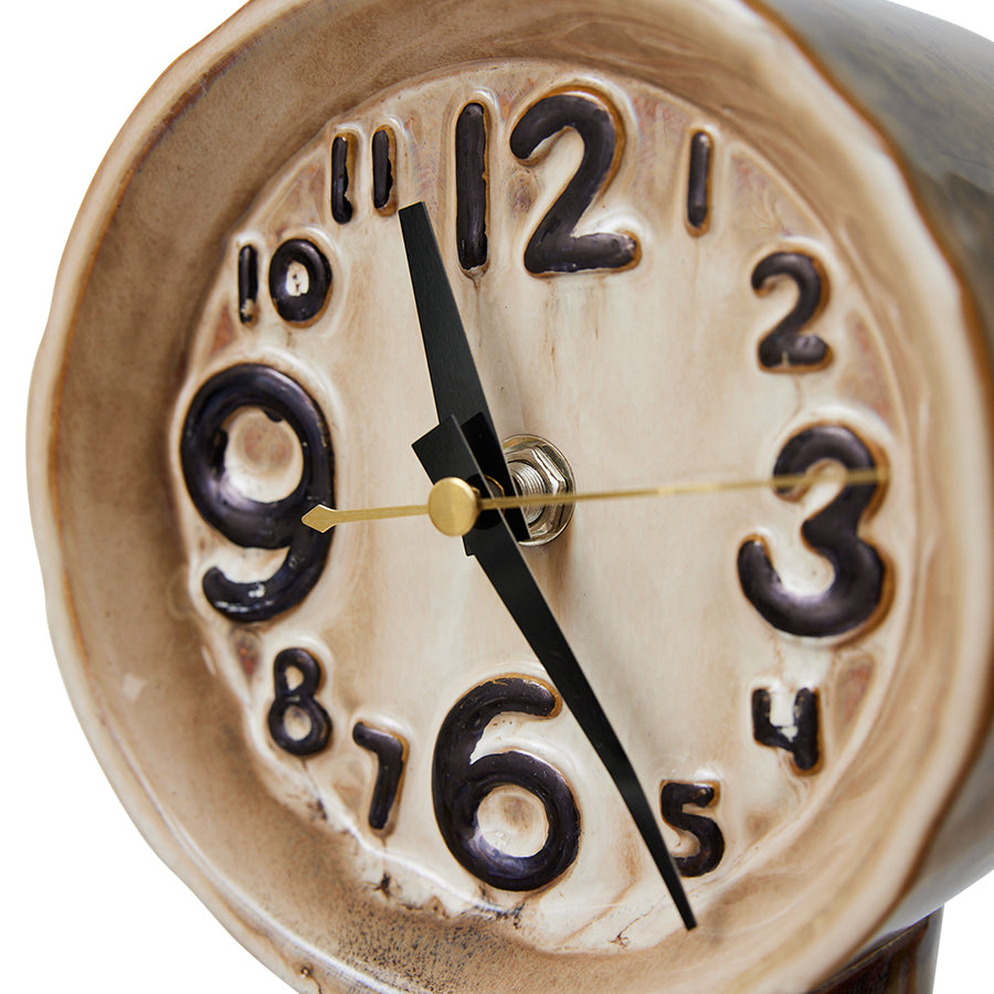 Retro ceramic clock cream HK Living