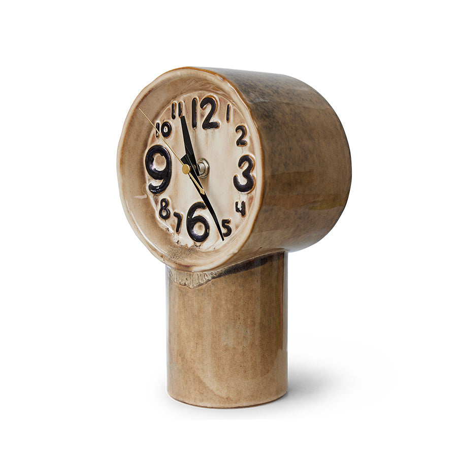 Retro ceramic clock cream HK Living