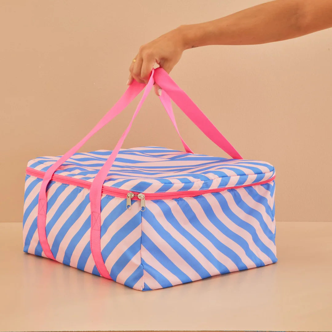 Koeltas roze/blauw Rice