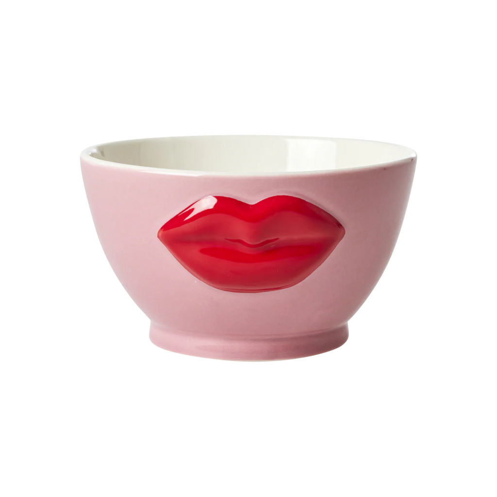 Ceramic kom lip roze Rice