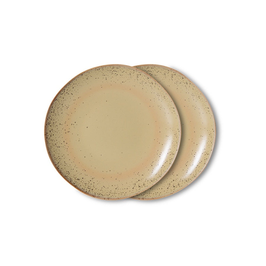 Dessert plate Grit HK Living (per stuk)