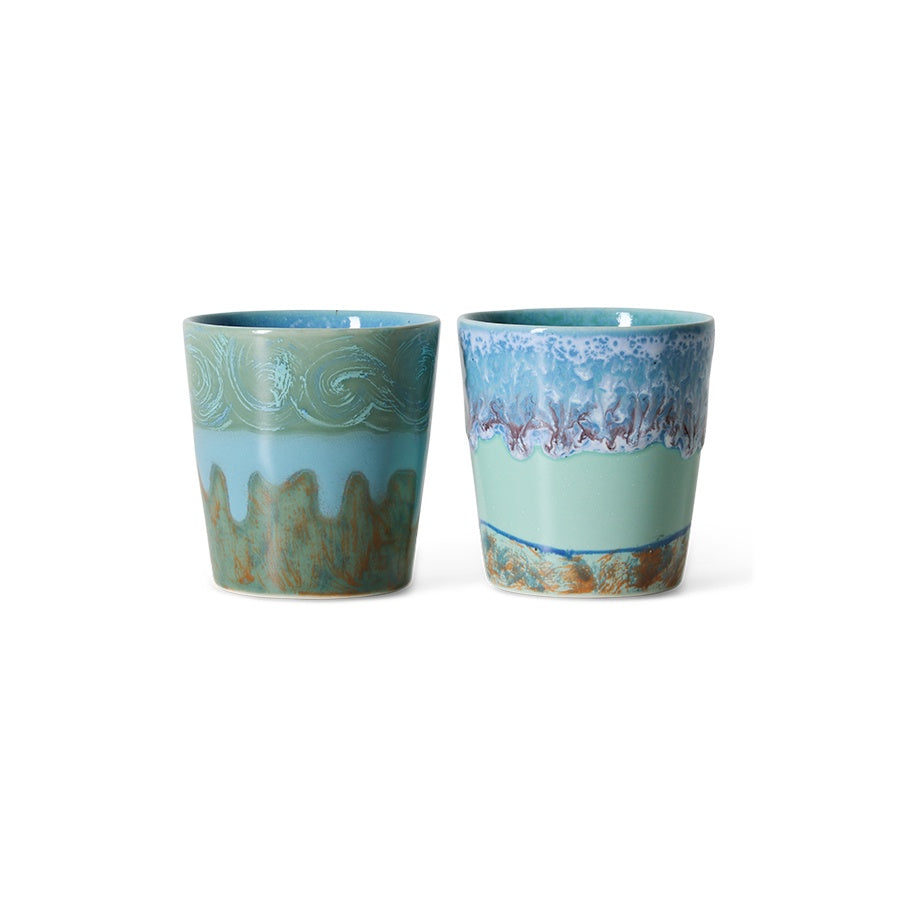Van Gogh koffiemokjes, self portrait (set of 2)