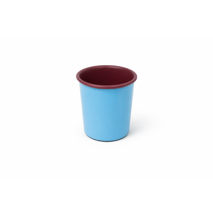 Waxinehouder Dani S licht blauw/plum