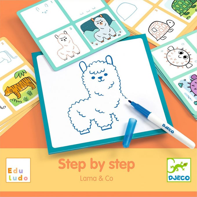 Step by step Lama DJ08269 Djeco