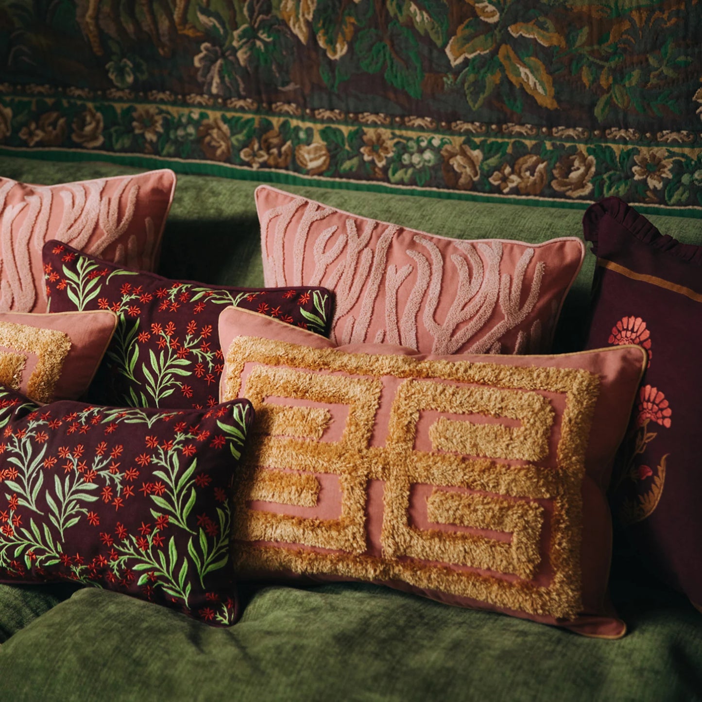 Cushion Lauren Blush & Rose Palais