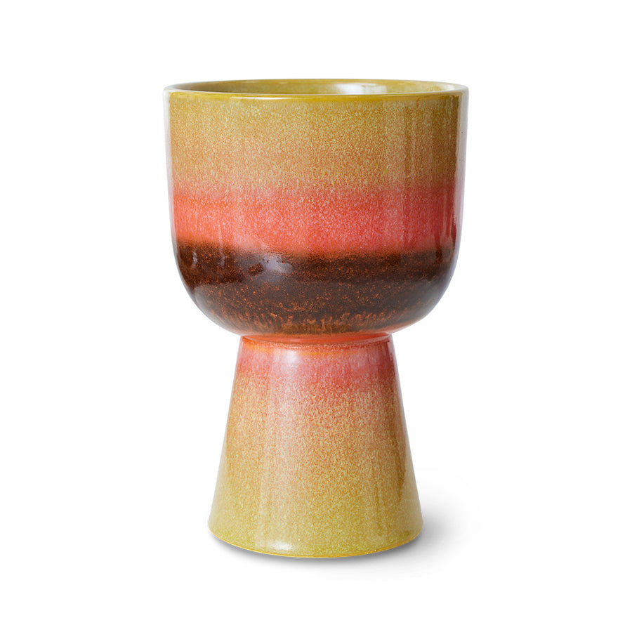 Retro flower pot lime green HK Living