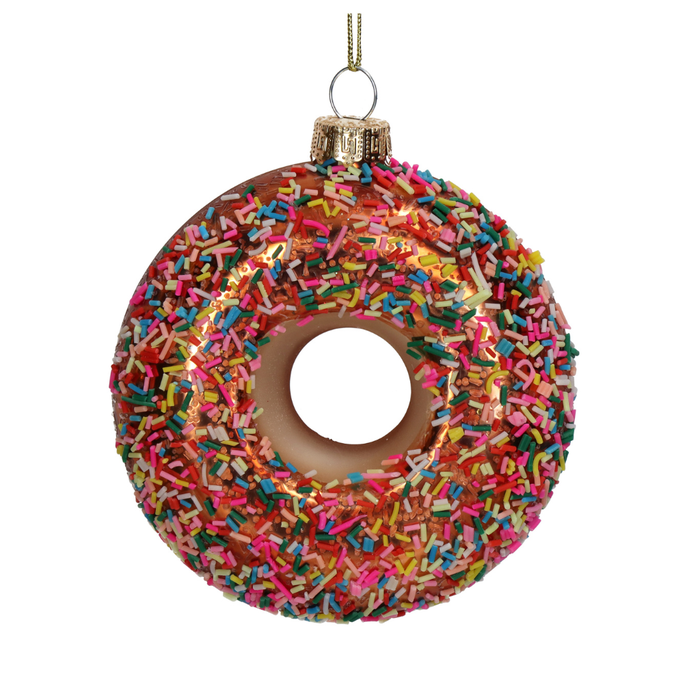 Kerstornament donut HD