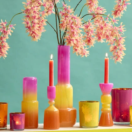 May Dutch orange vase shape