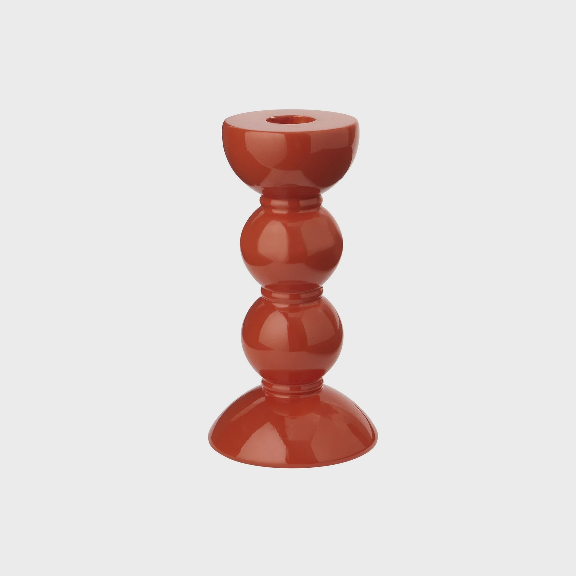 Bobbin Orange Candle Stick 14cm