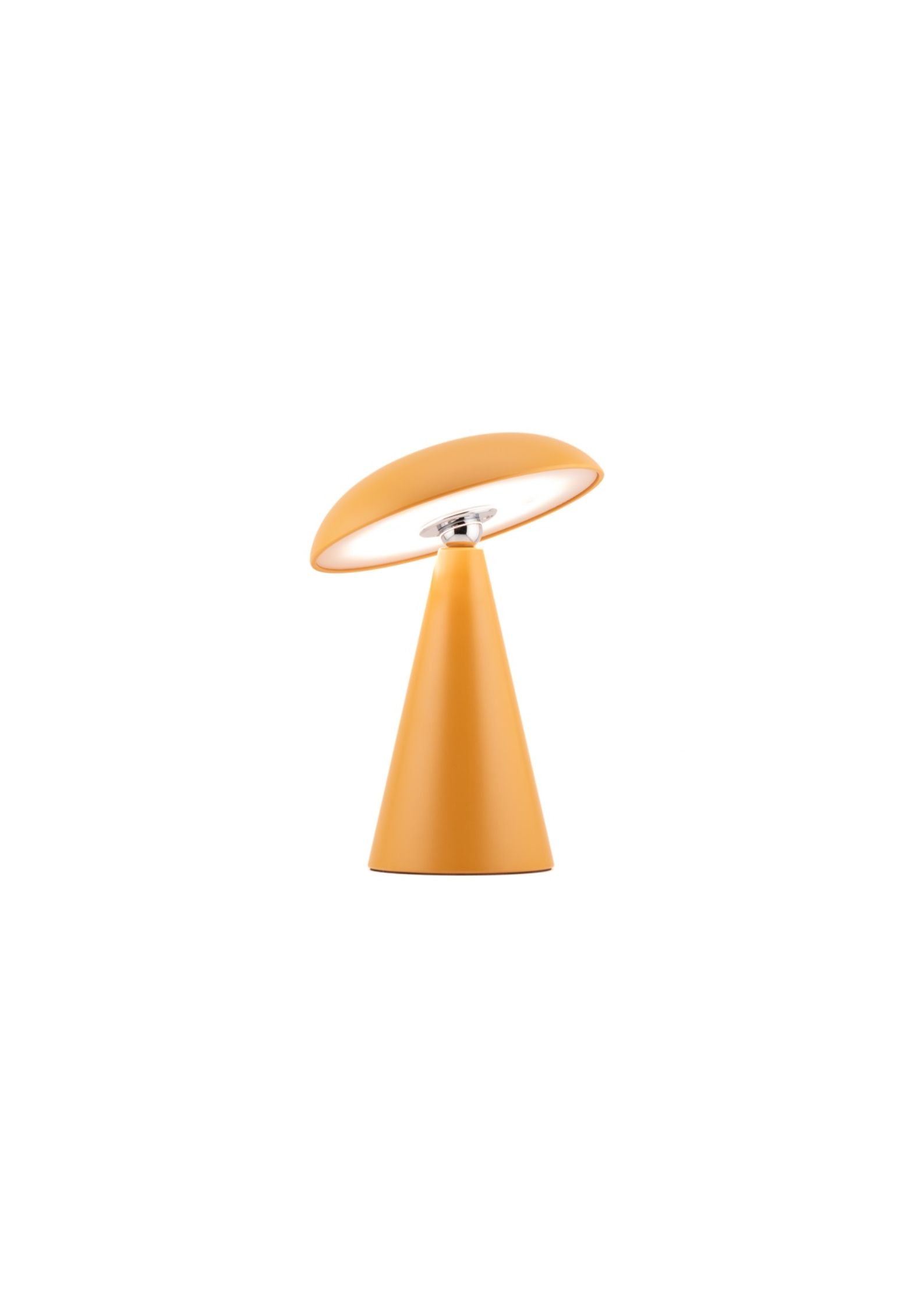 Bureaulamp Mushie LED op accu mat oker