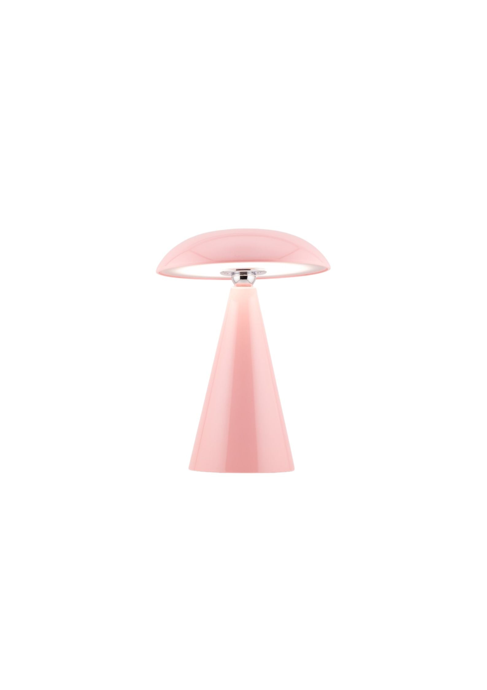 Bureaulamp Mushie LED op accu roze