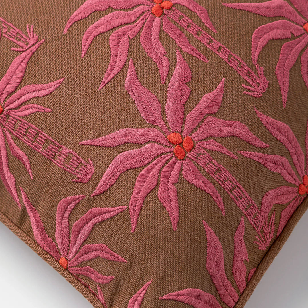 Kussen Laura Cinnamon & Orchid Palais