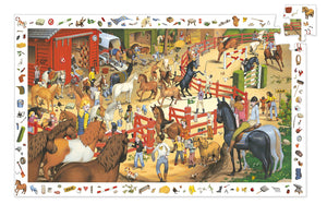 Djeco observatie puzzel paarden DJ07454