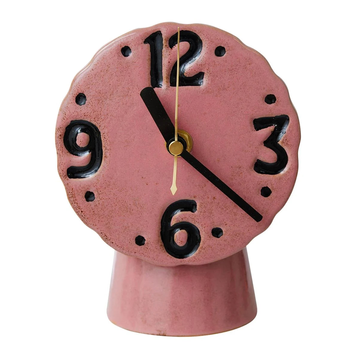 Retro ceramic clock pink HK Living