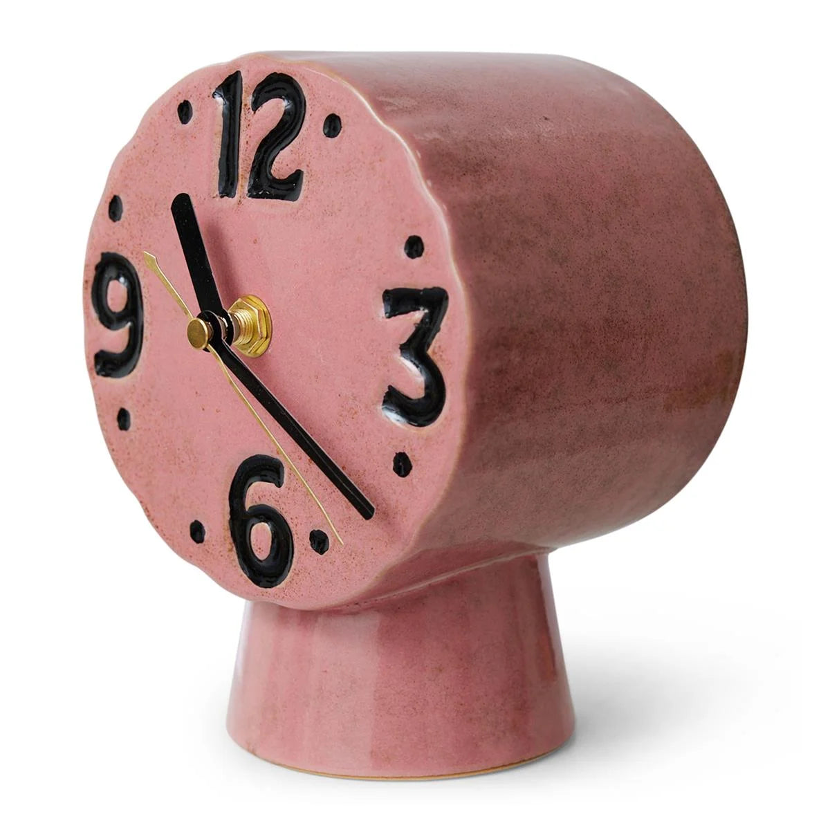 Retro ceramic clock pink HK Living
