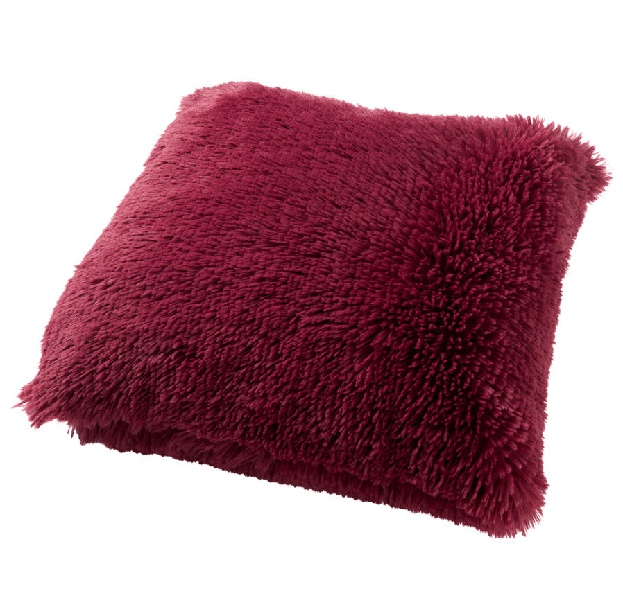 Kussen Fluffy 45x45cm Red Plum