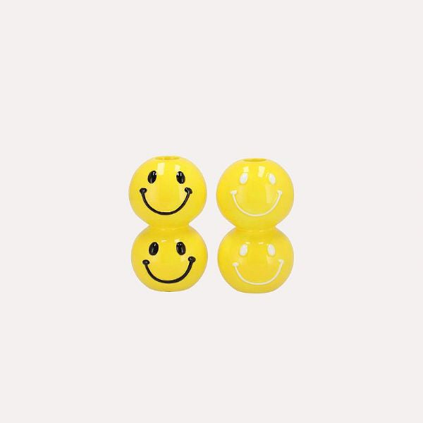 Smiley kandelaar dubbel
