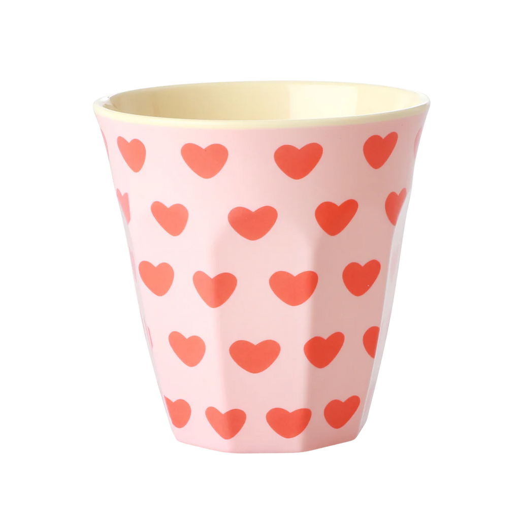 Rice melamine cup Sweet hearts