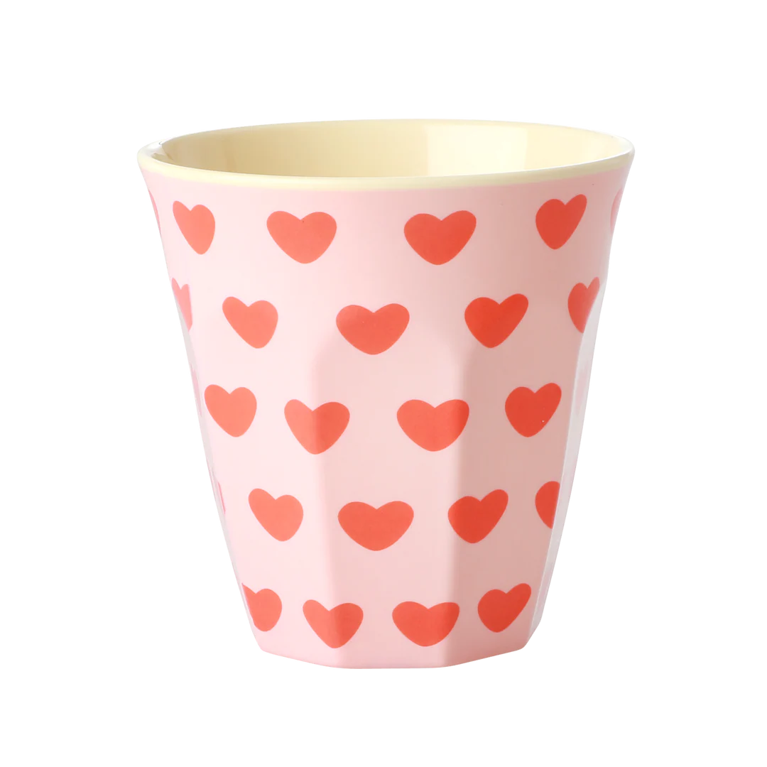 Rice melamine cup Sweet hearts
