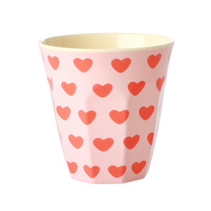 Rice melamine cup Sweet hearts