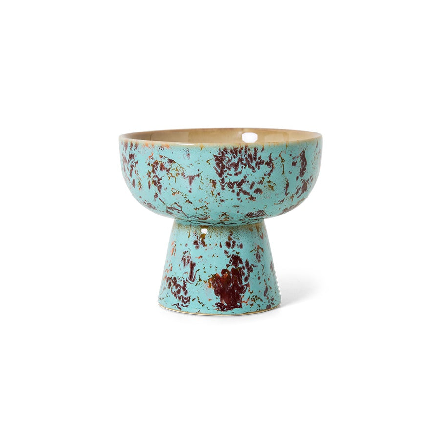 Tapas bowl on base S Patina HK Living
