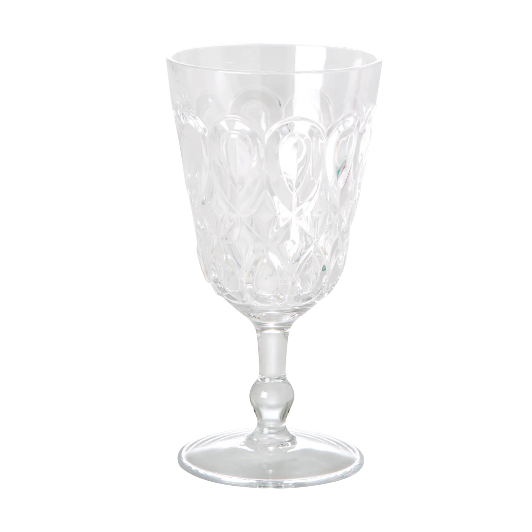 Wijnglas transparant Rice
