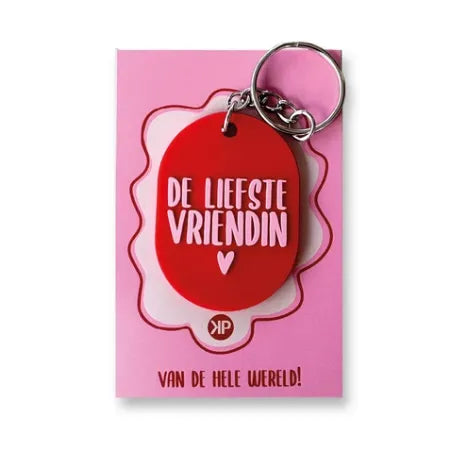 Sleutelhanger de liefste vriendin