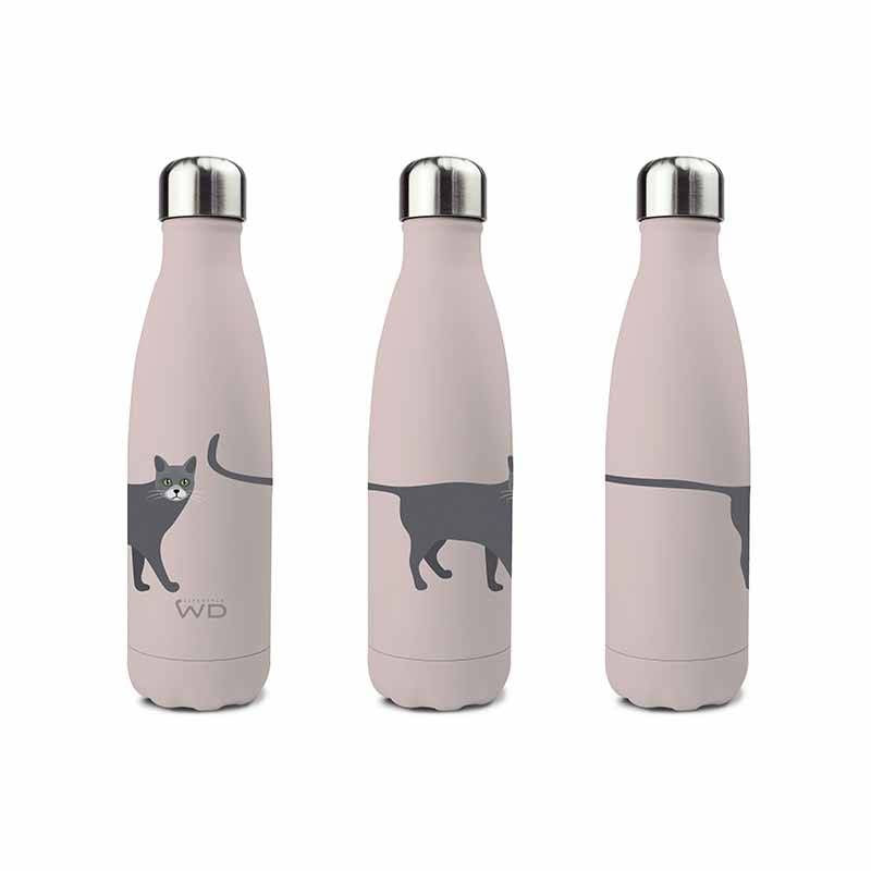 Stainless steel fles 500ml kat