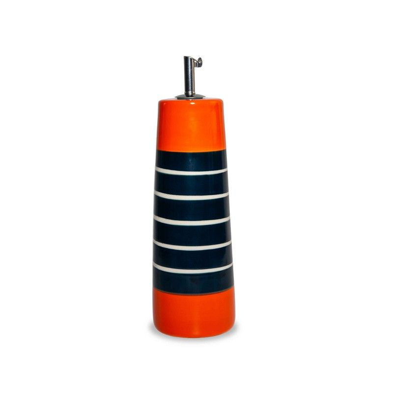 Stoneware oil/vinegar bottle Black version.
